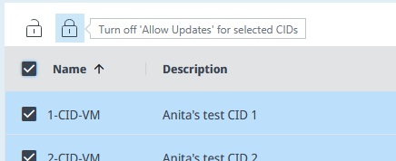 Allow Disallow Changes