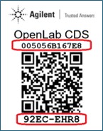 QR code sticker